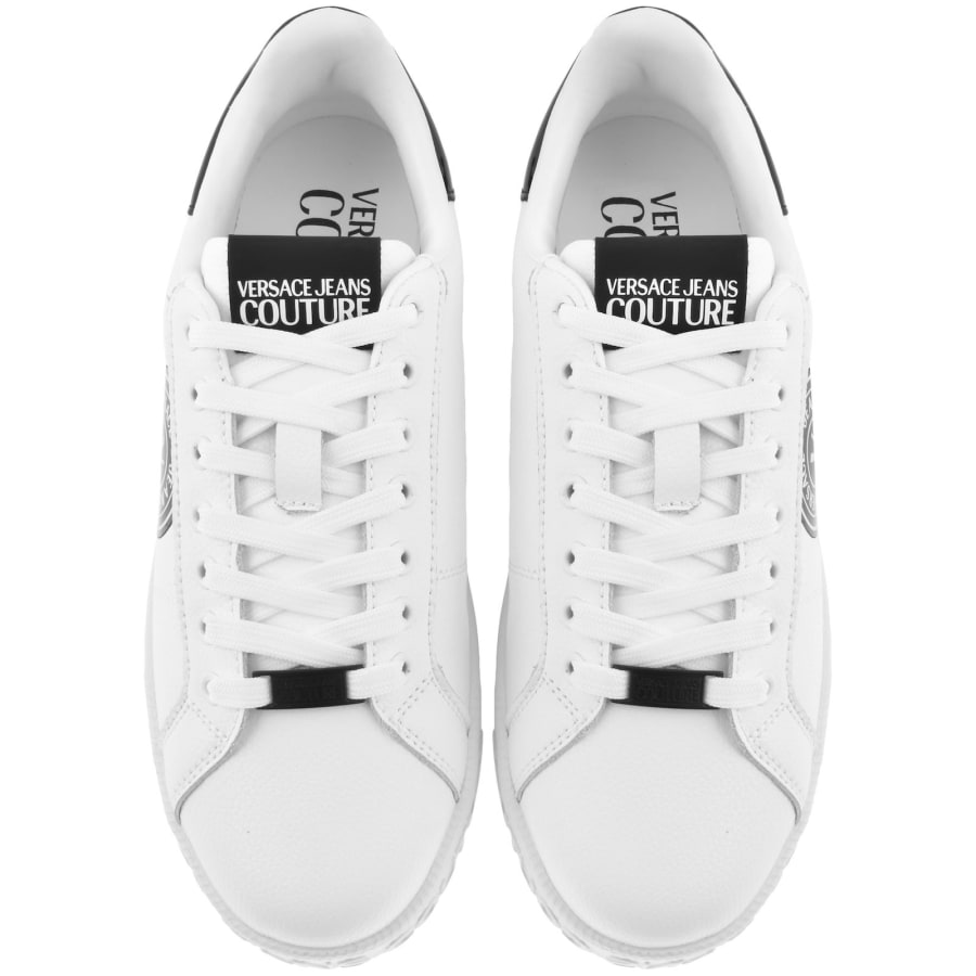 Versace jeans white sneakers on sale